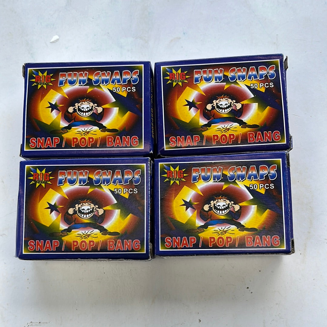 50 snaps in a pack Southampton Firework Factory