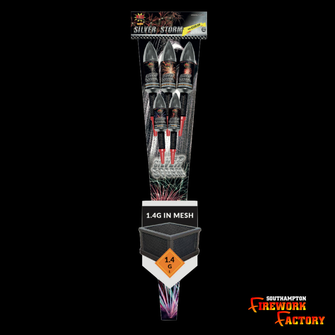 Silver Storm Rockets (5pc)