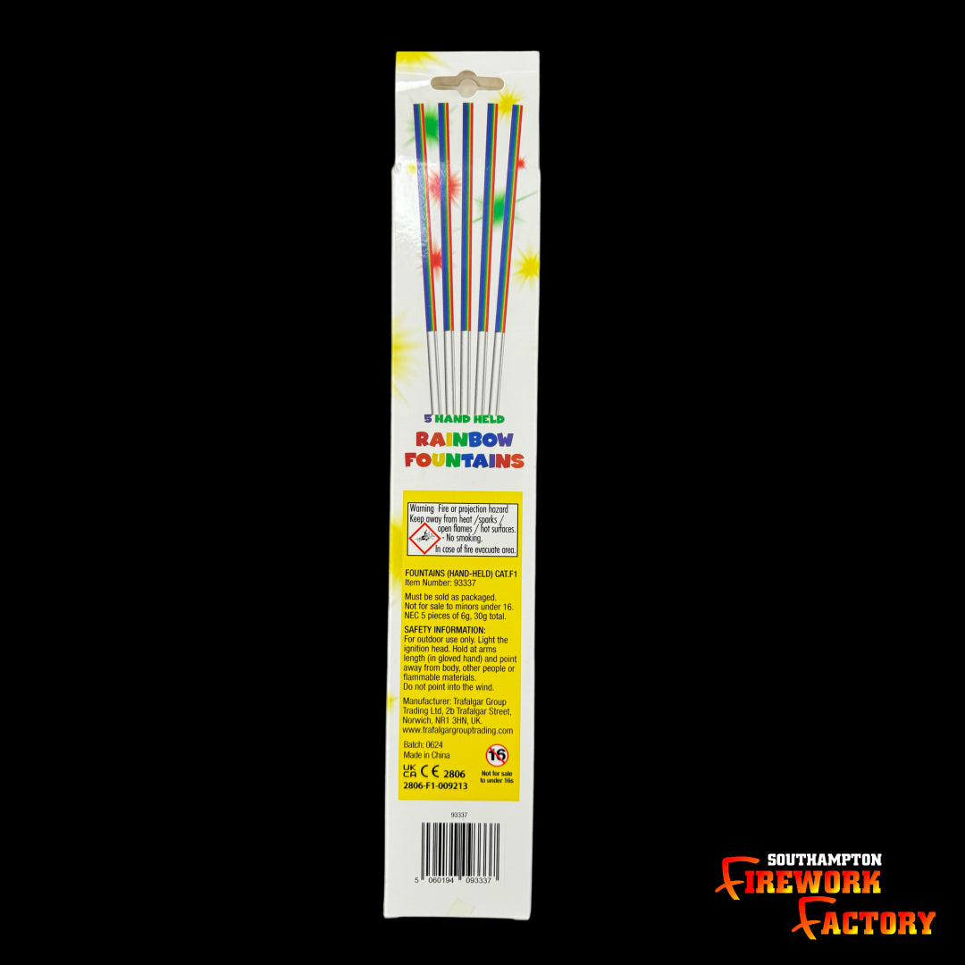 Rainbow Fountain pack (Handheld) (5pc) best seller