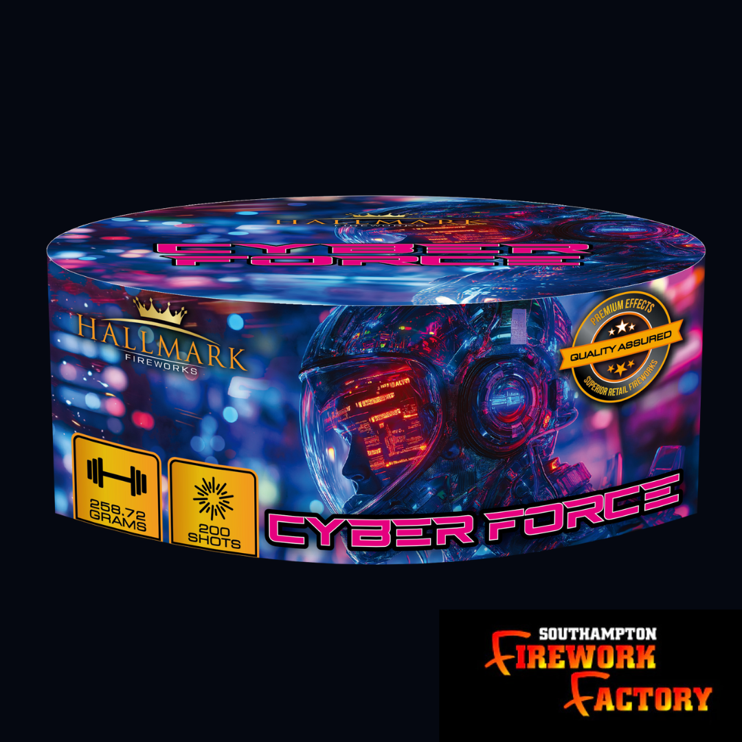 Cyber Force 200 Shot Cake. £30 (2)for £50.00