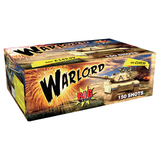 War Lord 150 Shot Cake