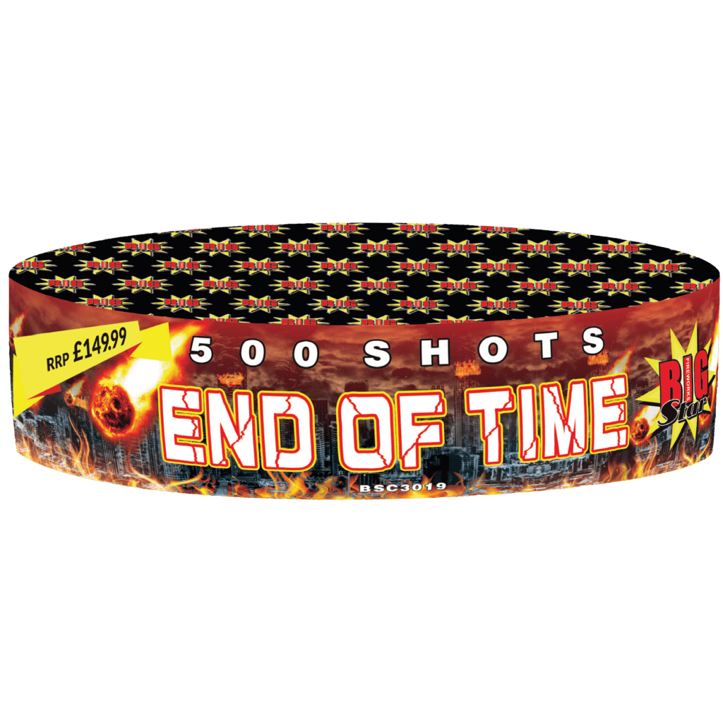 End of Time 500 Shot Cake Southampton Firework Factory