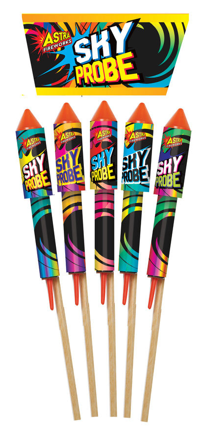 Sky Probe Rocket 5 Pack