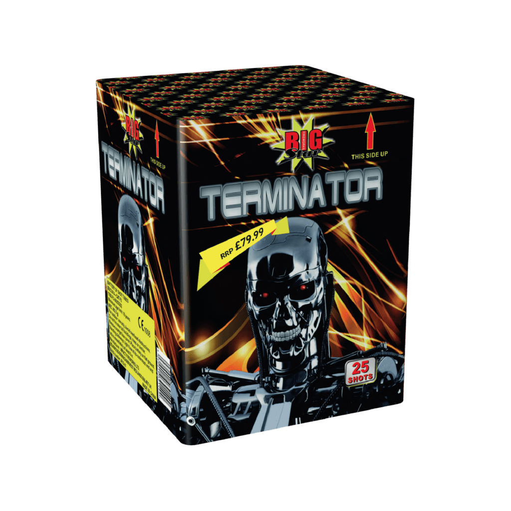 Terminator 25 Shot Cake