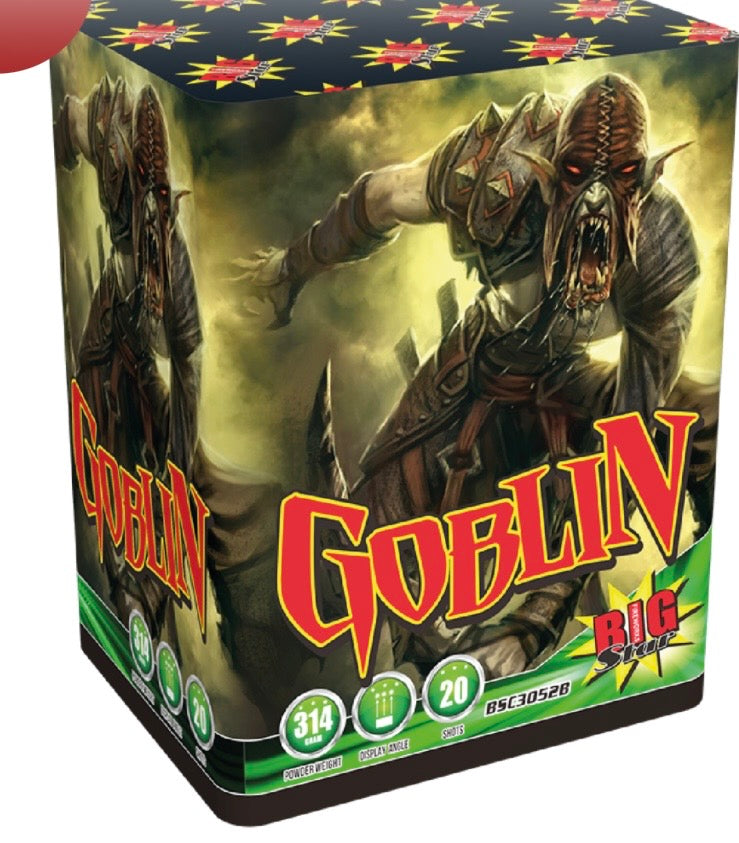 Goblin cake(20) shot cake £15.00