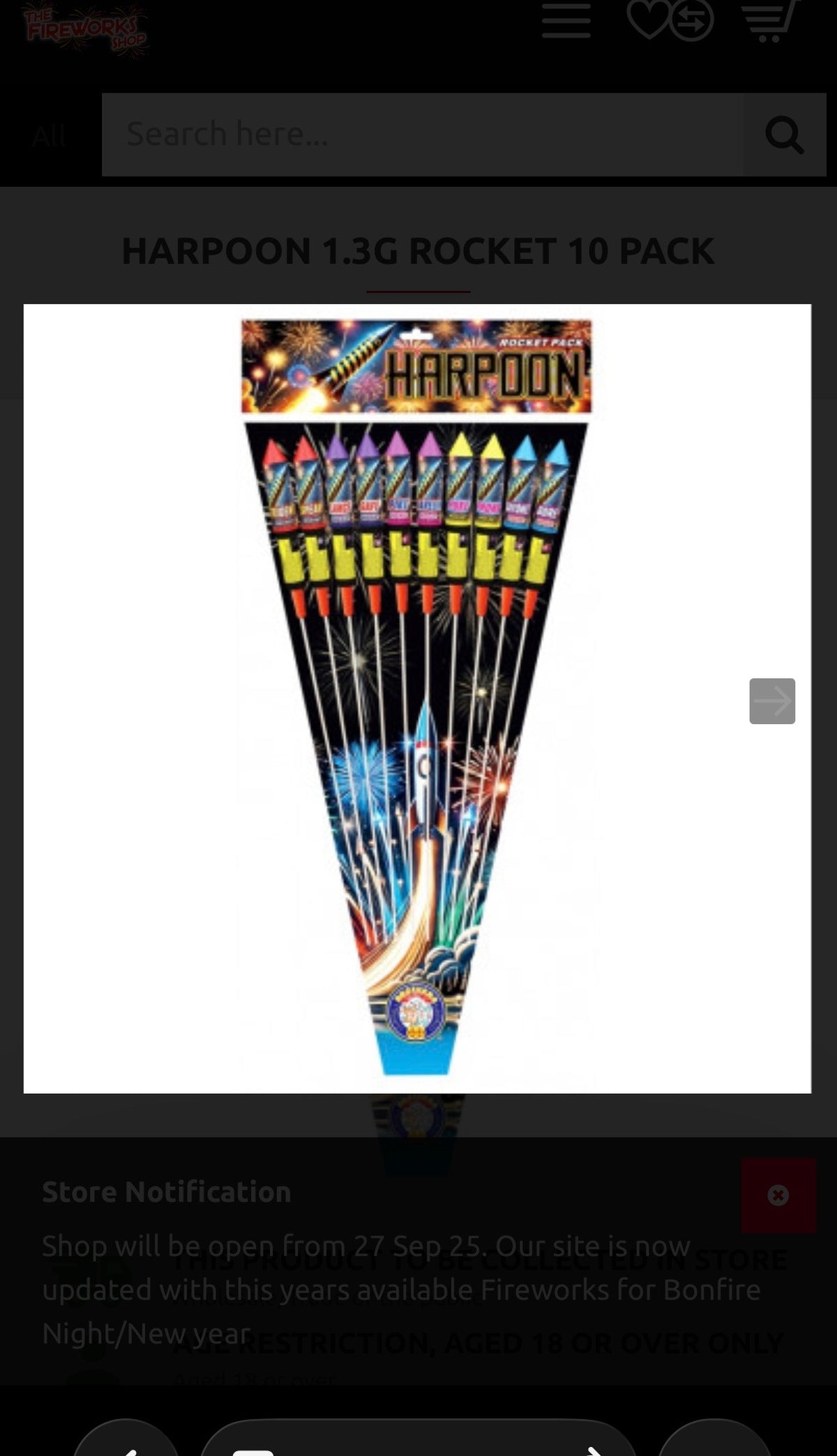 Harpoon rocket(10) pack