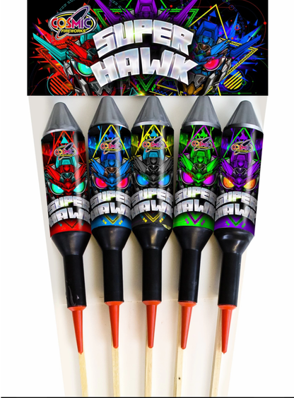 Super Hawk Rocket 5 Pack