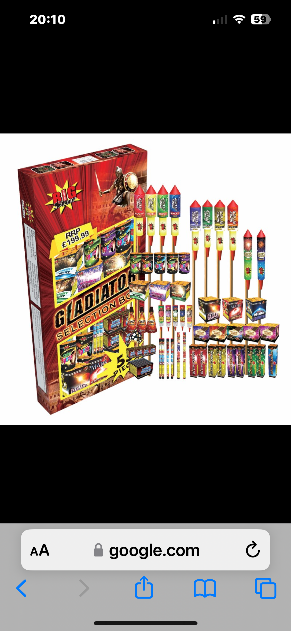 Gladiator selection box.