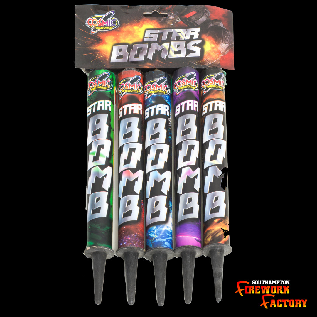 Star Bombs Roman Candles (5pc)