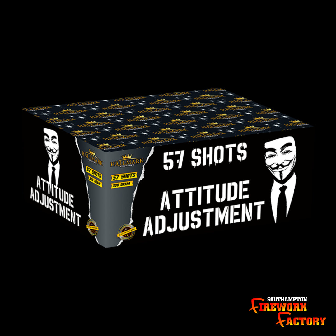 Attitude Adjustment Cake (57 shot cake)