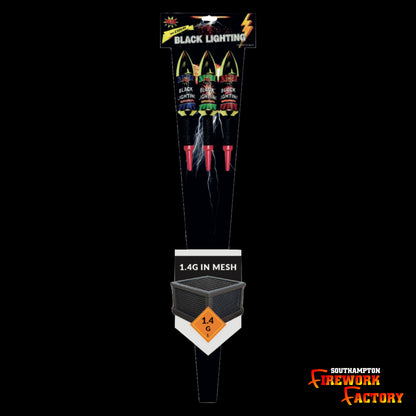 Black Lighting Rockets (3 Pack)