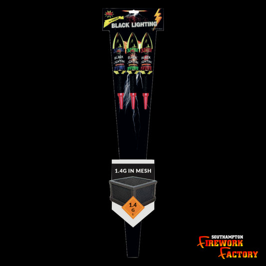 Black Lighting Rockets (3 Pack)