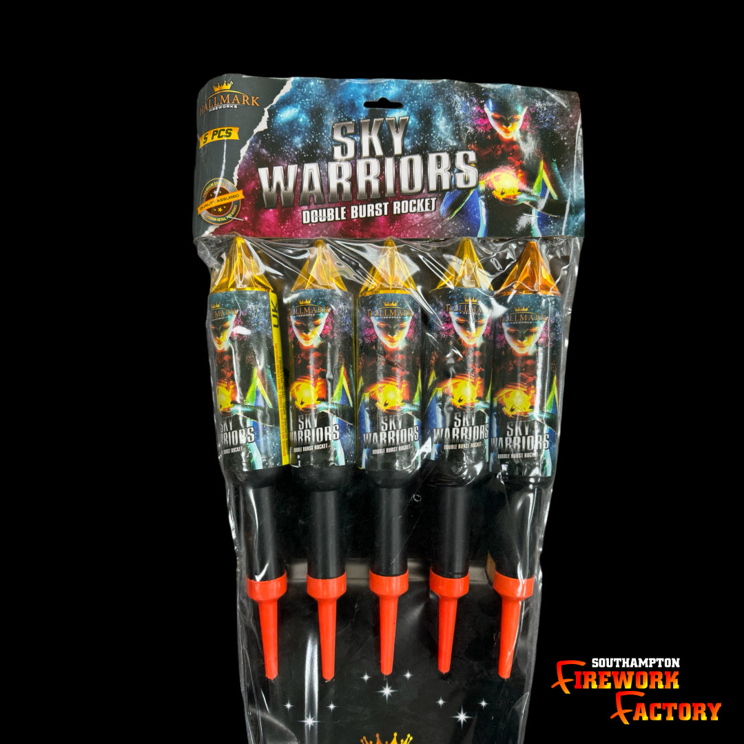 Sky Warriors Double Burst  rocket pack (5pc)