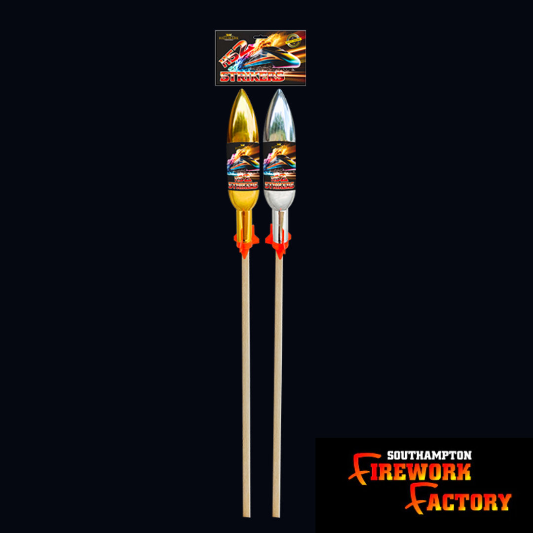 Firework Shop Rockets HS2 Rockets (2pc)pack £35.00 – Southampton Firework Factory