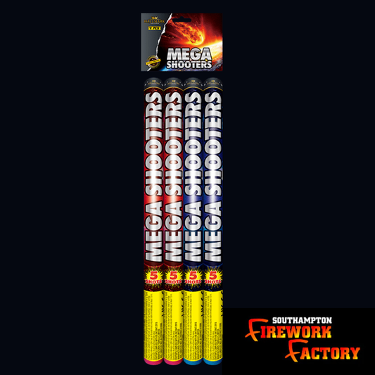 Mega Shooters Roman Candles (4pc)