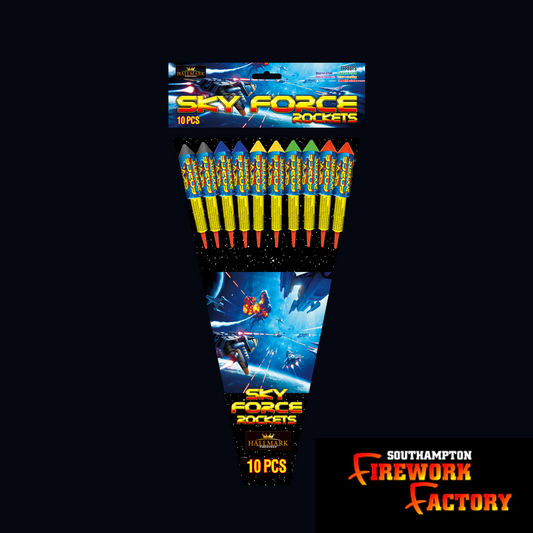 Sky Force  rocket pack.    (10 )Rockets £15.00 pack or (2packs) £25.00