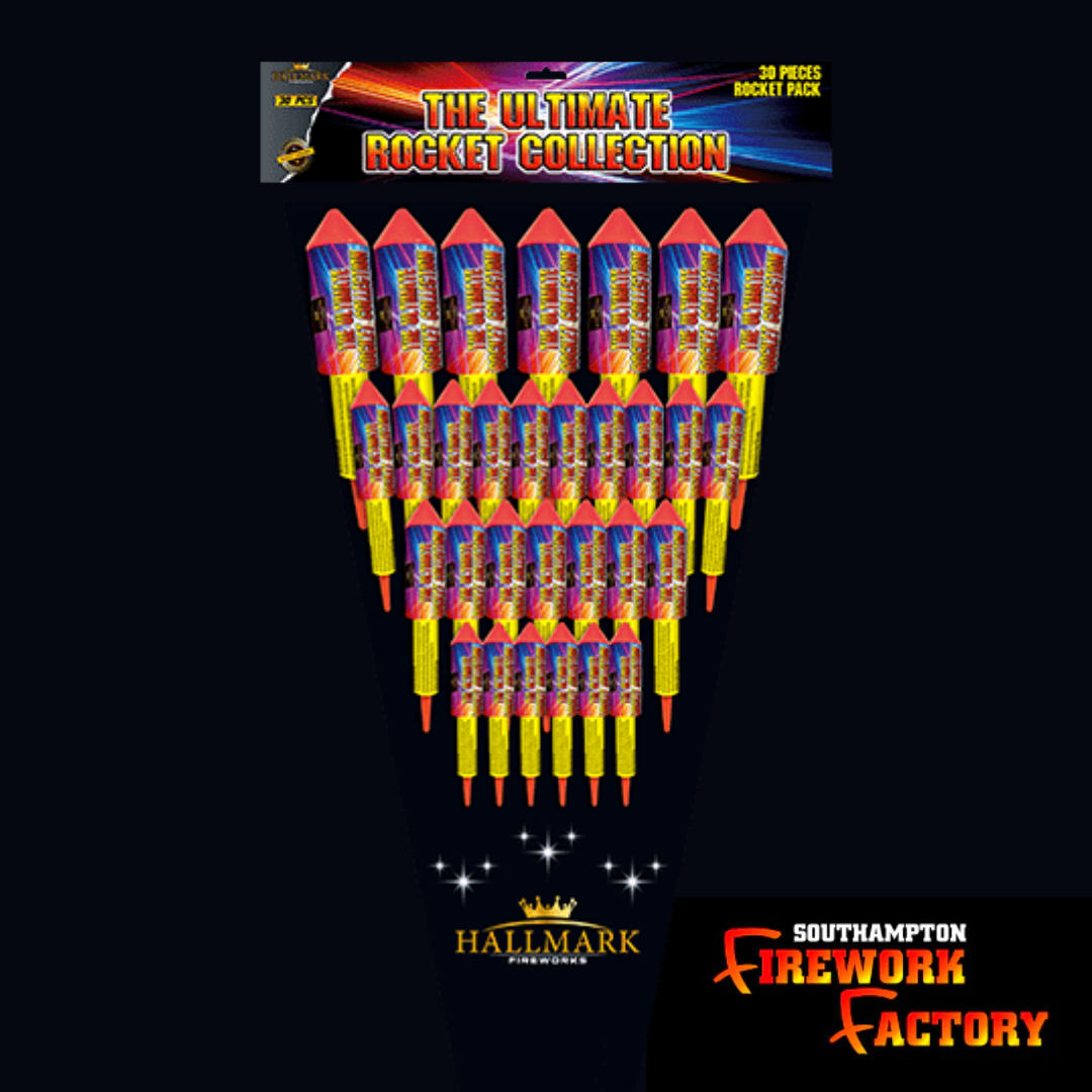 Firework Shop Rockets The Ultimate Collection Rockets (30 Pcs) – Southampton Firework Factory