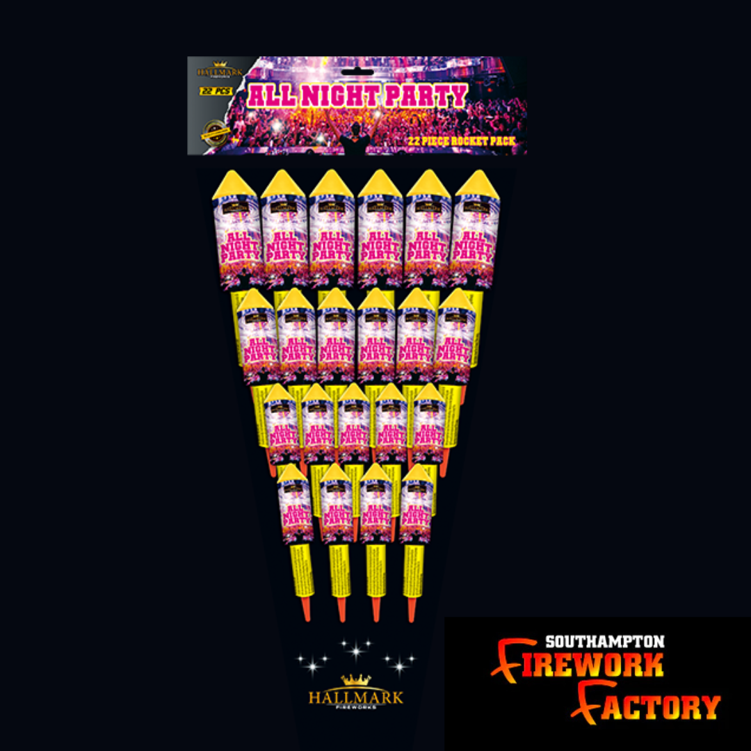 All Night Party Rockets (22 pc) £35.00