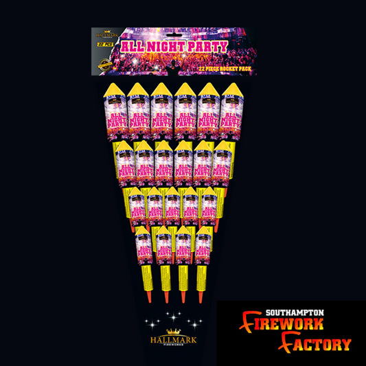 All Night Party Rockets (22 pc) £35.00