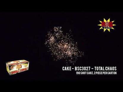 Total Chaos 190 Shot Cake