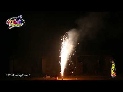 Erupting Etna Tall Fountain